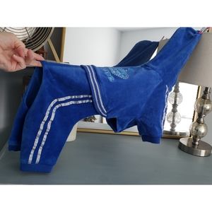 Dog Cat Pet Jumpsuit Jumper Onesie Velour Tracksuit Workout Guido Romper Costume
